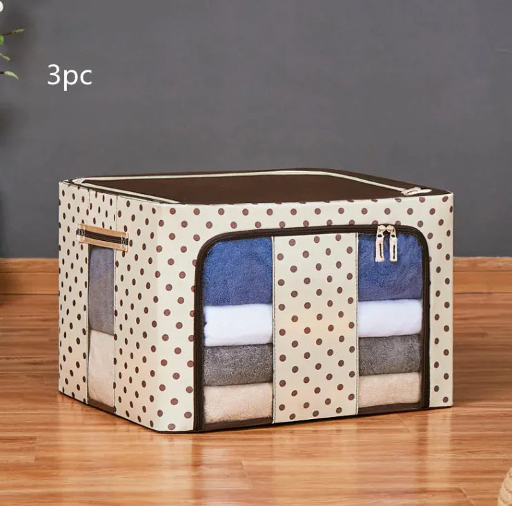 Polka Dot Oxford Cloth Storage Box