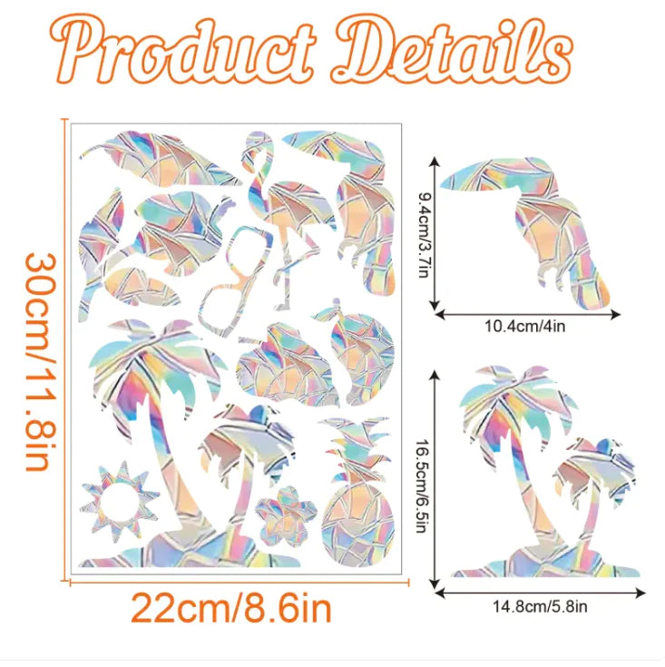 Rainbow Prism Suncatcher Sticker