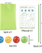 100Sticks 55Balls Tent