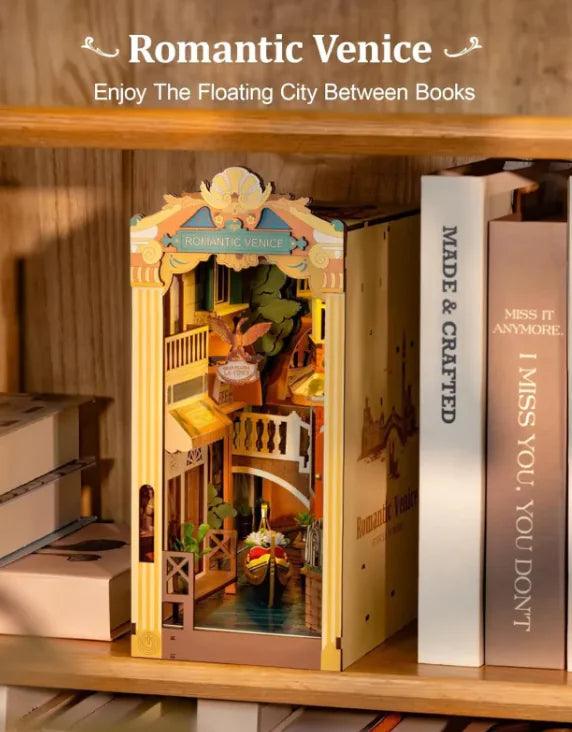 ROBOTIME 3D Wooden Puzzle Bookend