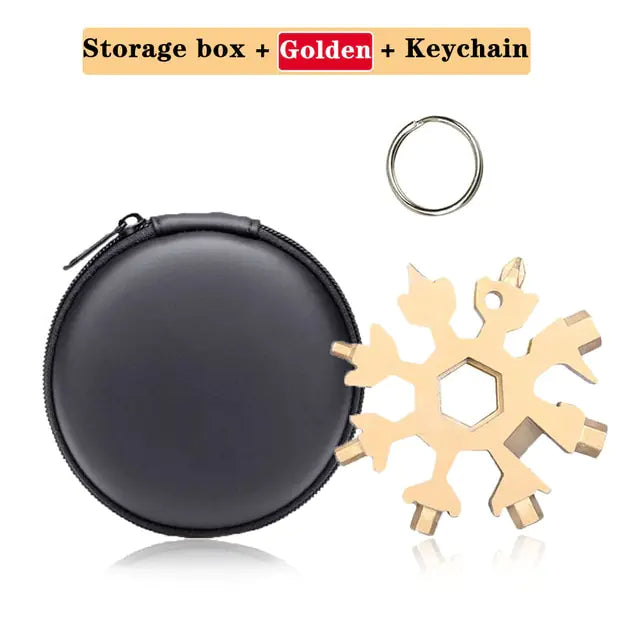 Snowflake Multipurpose Keyring