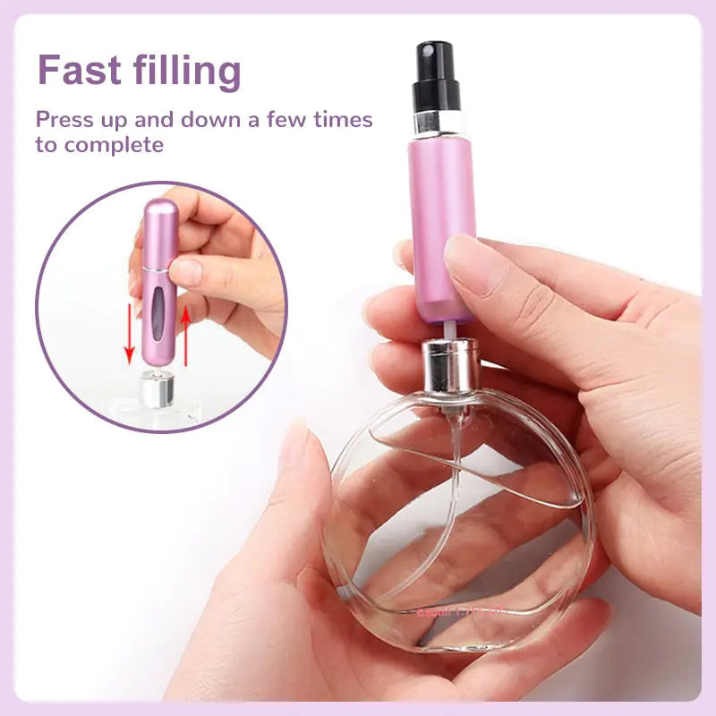 Refillable Aluminum Perfume Bottle