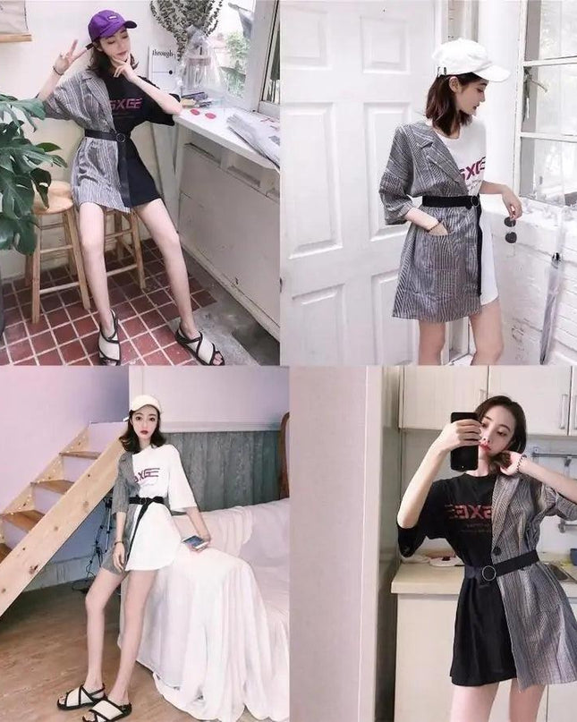 Chic Versatility Letter Dress