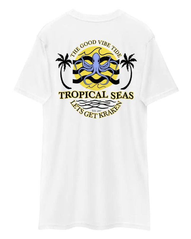 Tropical Lets Get Kraken Octopus T-shirt