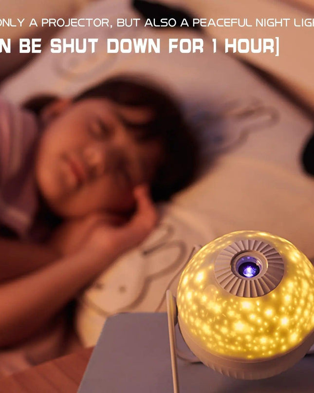 Rotating Magic Diamond Projection Lamp