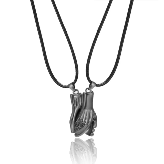 Magnetic Heart Couple Necklace