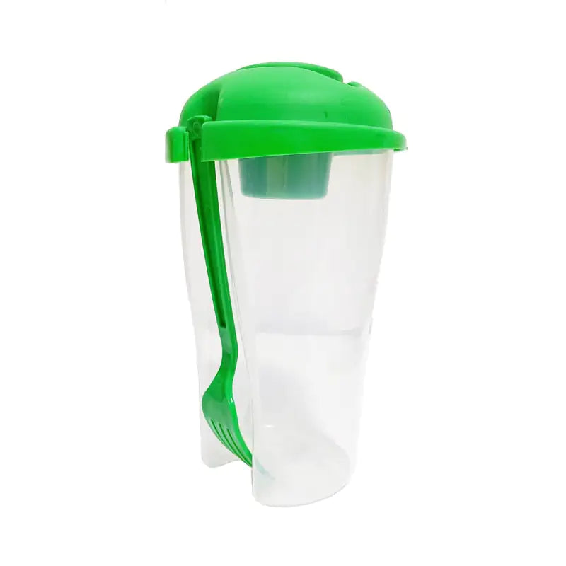 Cup Container with Fork Set