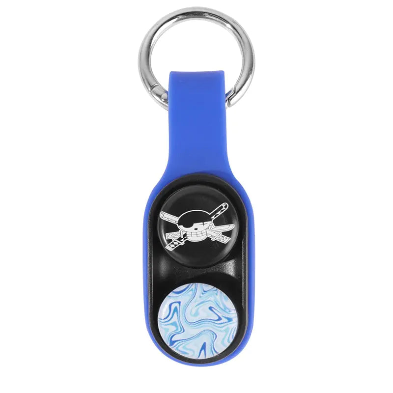 Fingertip Rotary Elastic Magnet Keychain