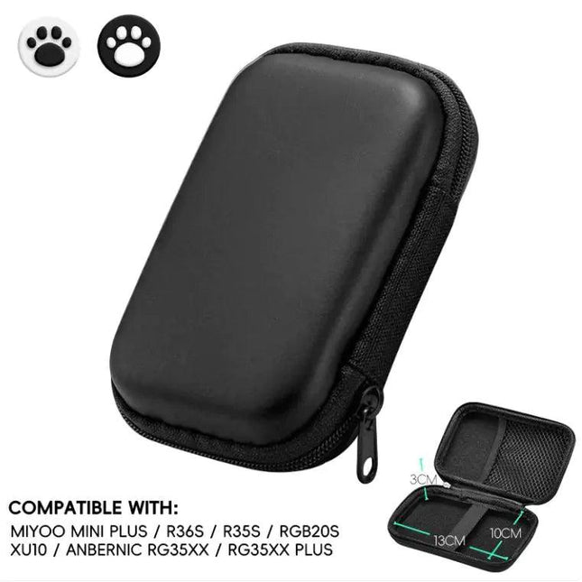 Data Frog-Protective Bag for R36S, Retro Video Game Bags, Olig Cover Case for RG35XX, R35S