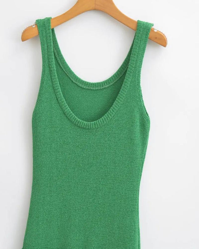 Tiered Tassel Knit Dress