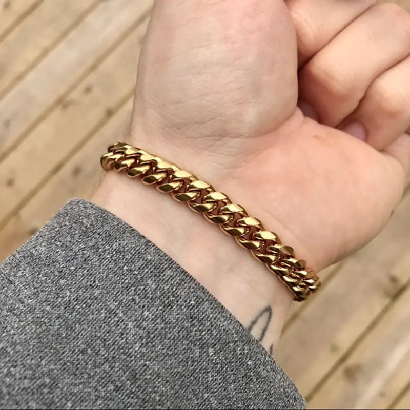 Curb Cuban Link Chain Bracelets