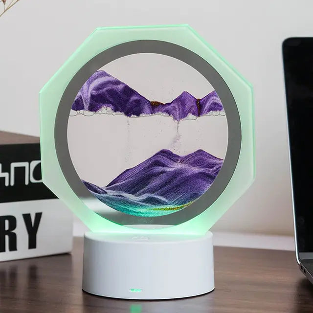 Creative Quicksand Night Light Lamp