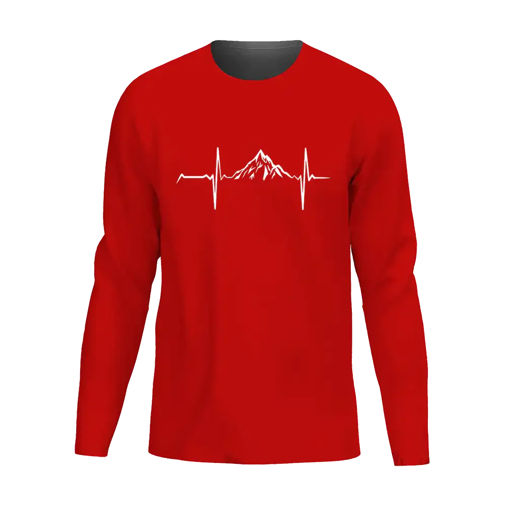 Heartbeat V1 Men Long Sleeve Shirt