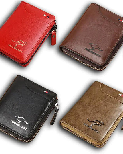 Men's "RFID" Blocking Leather Wallet "Waterproof"