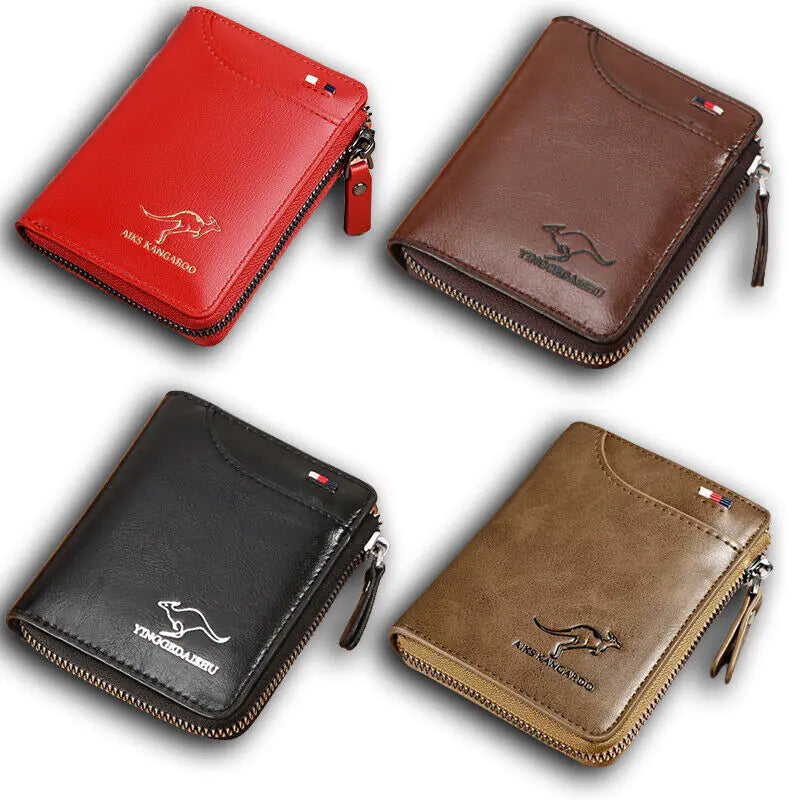 Men's "RFID" Blocking Leather Wallet "Waterproof"