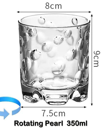 Old Fashioned Rotating Whiskey Glass