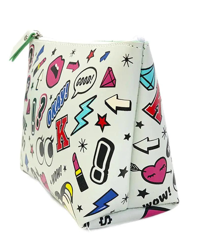 Makeup Bag Rocking In White