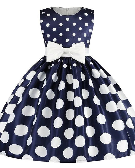 Polkadot Satin Dress