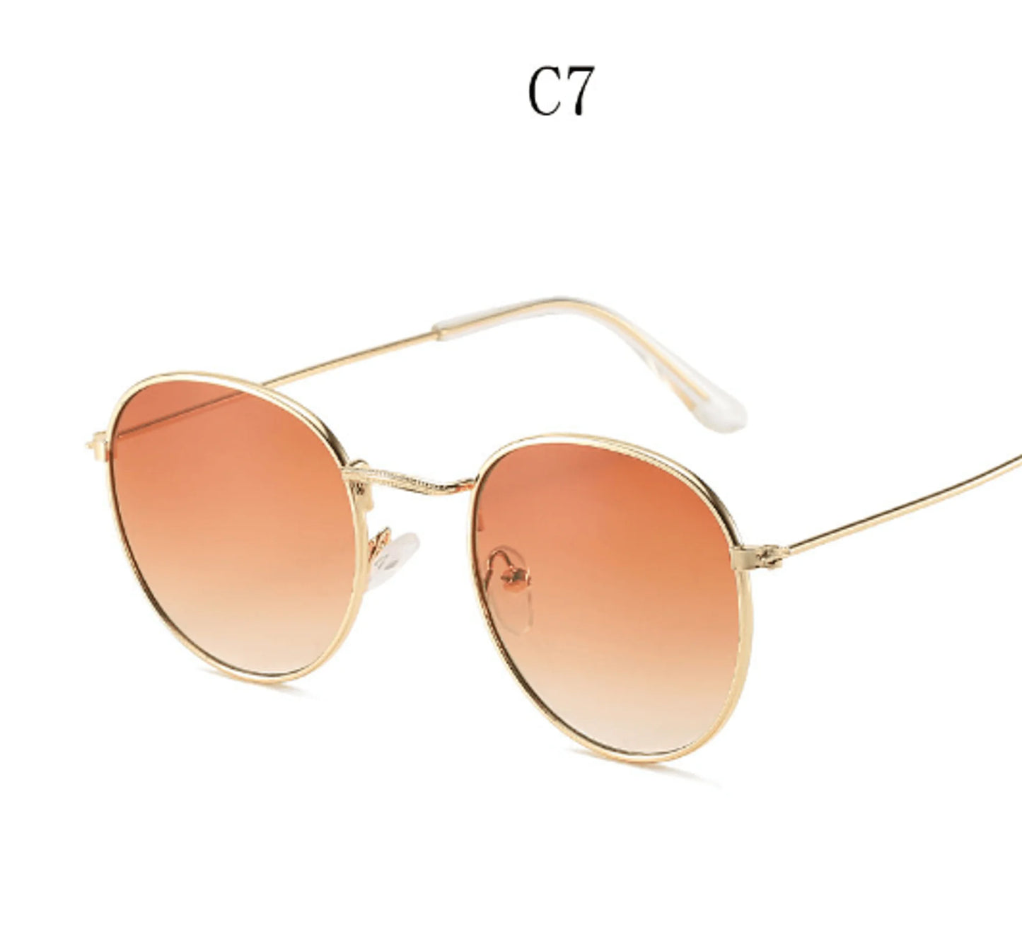 Small Retro Round Sunglasses for Women