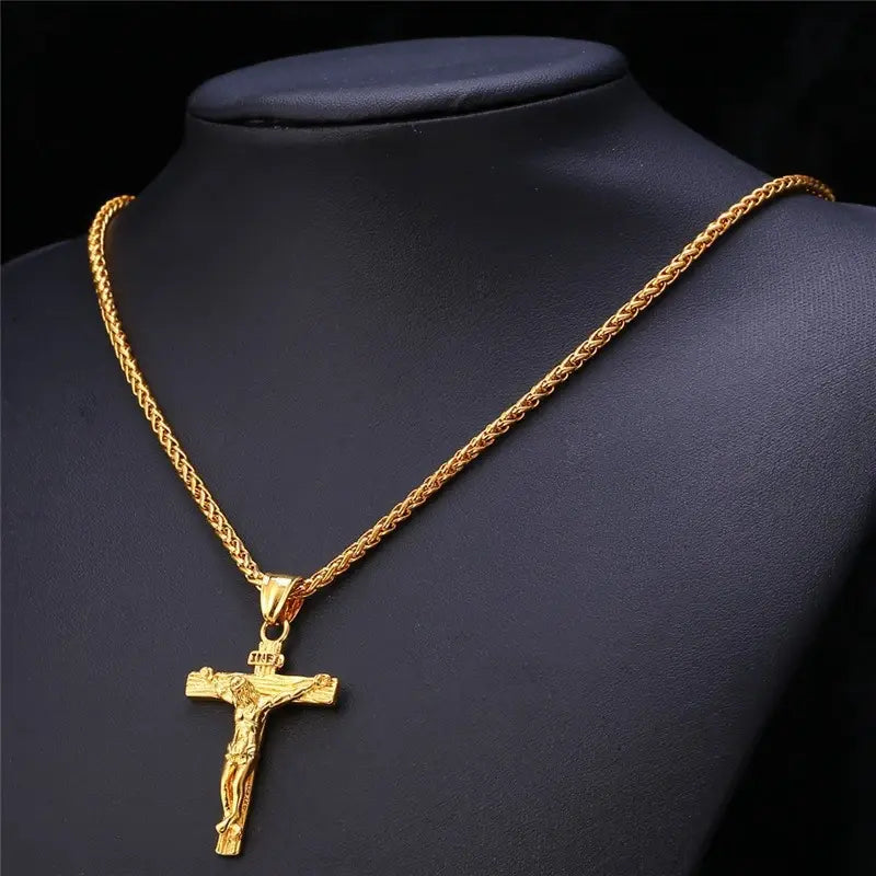 Religious Jesus Cross Necklace