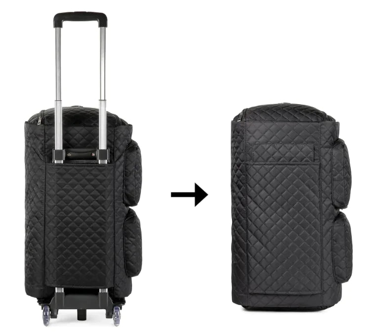 Luggage Bag with Shoe & Coat Storage