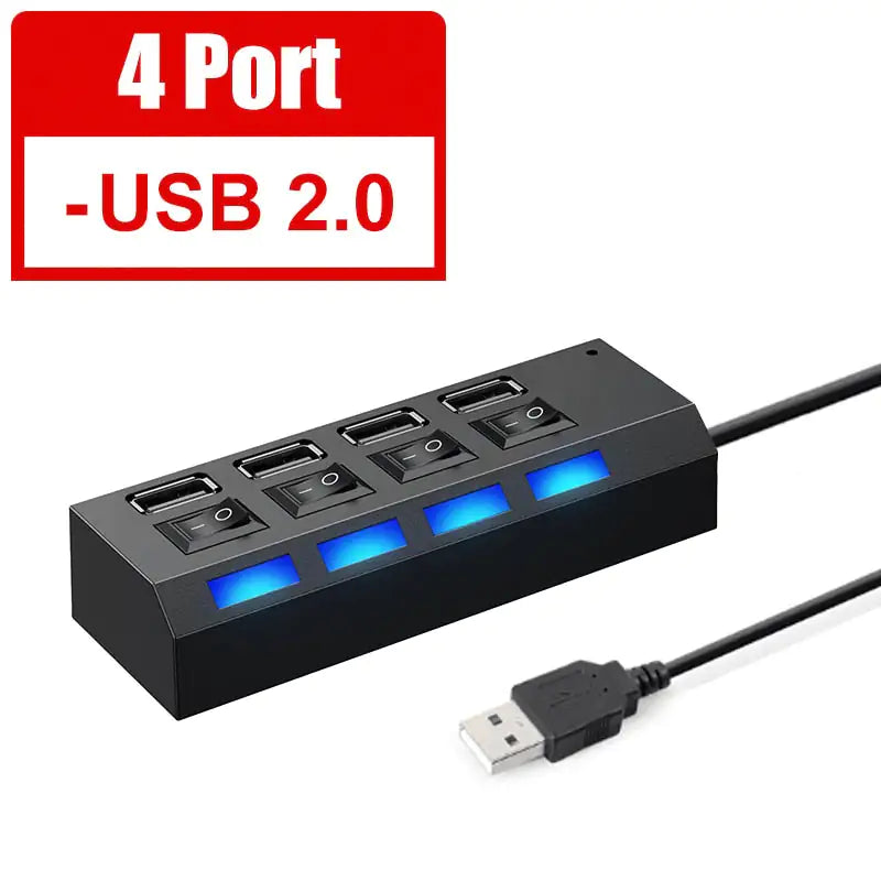 USB 3.0 Hub with 4/7 Extension Port