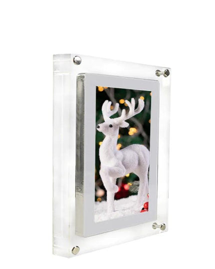 Acrylic Transparent Crystal Digital Photo Frame Video Player