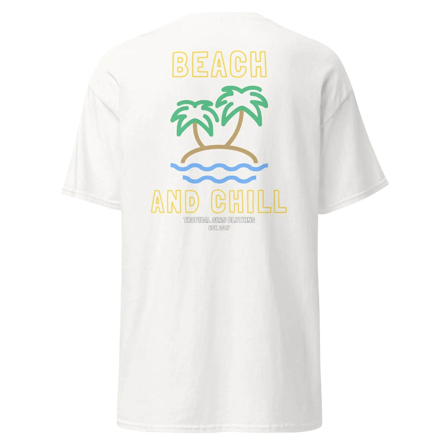 Embroidered Beach and Chill Classic Tee