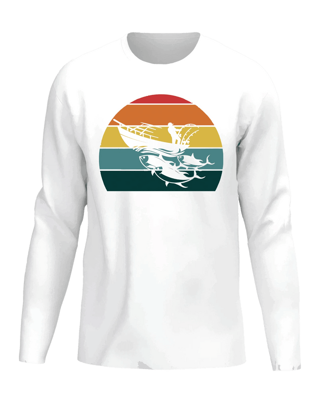Fishing Boat Long Sleeve Shirt