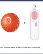 Orange Ball Pink Scissors