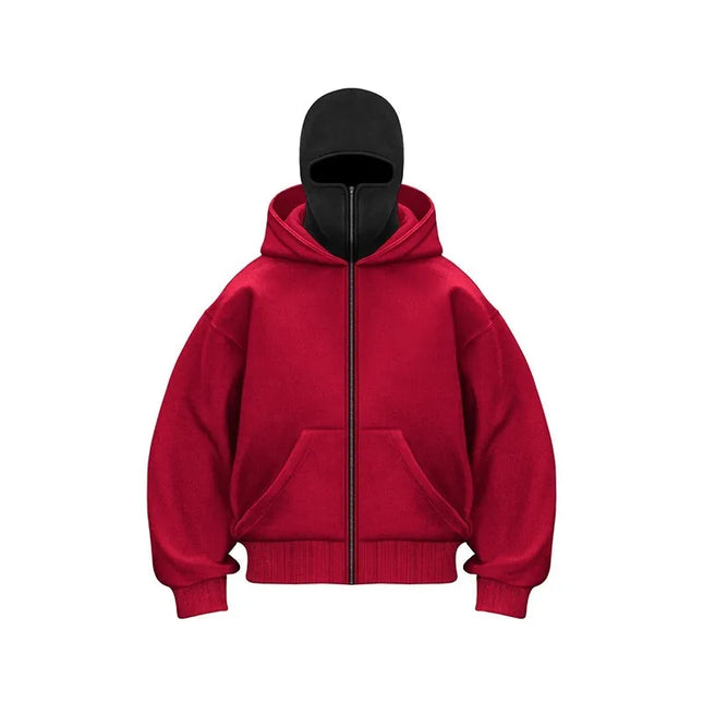 Fleece-lined Double Hooded Jacket