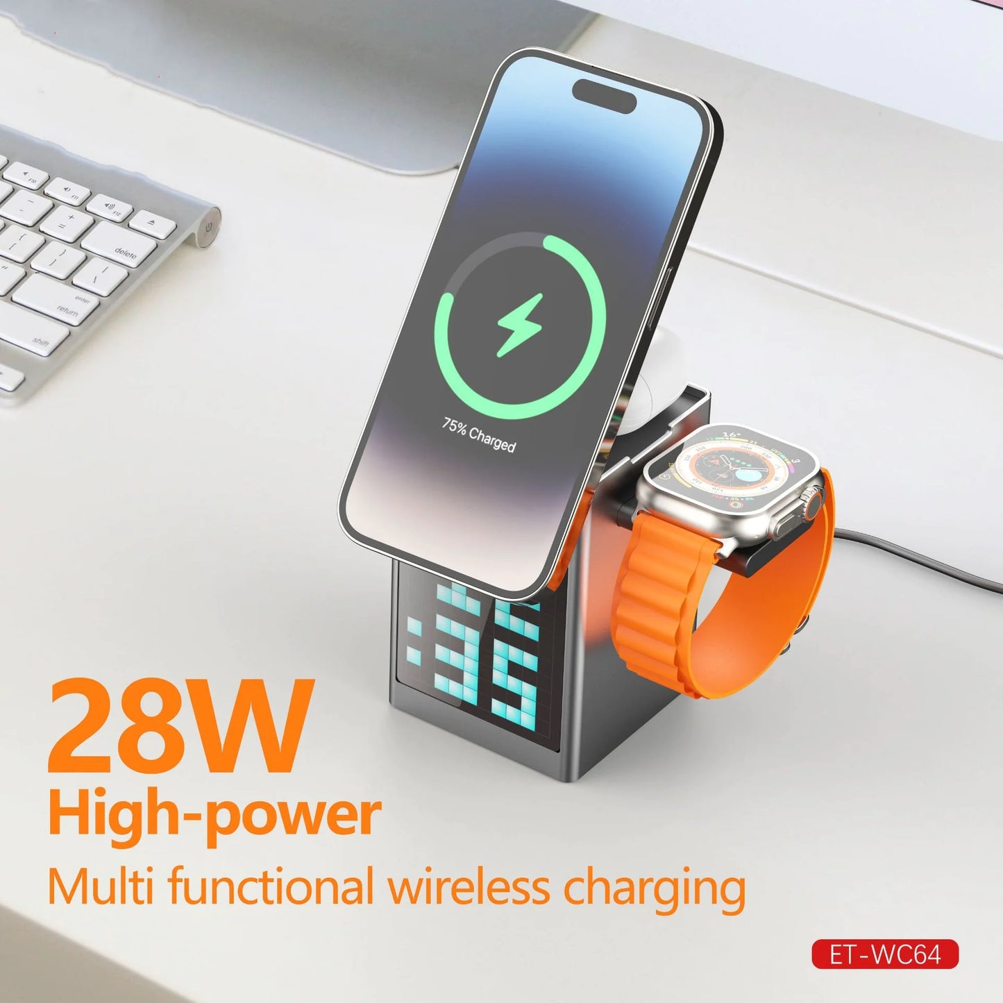 Multifunctional Five-in-one Magnetic Wireless Charger