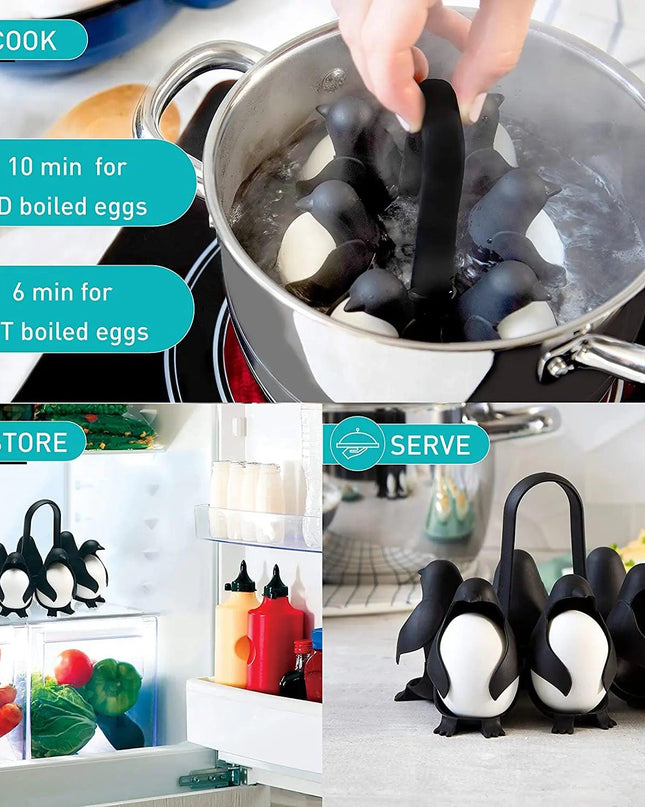 Penguin-Shaped Boiled Egg Cooker