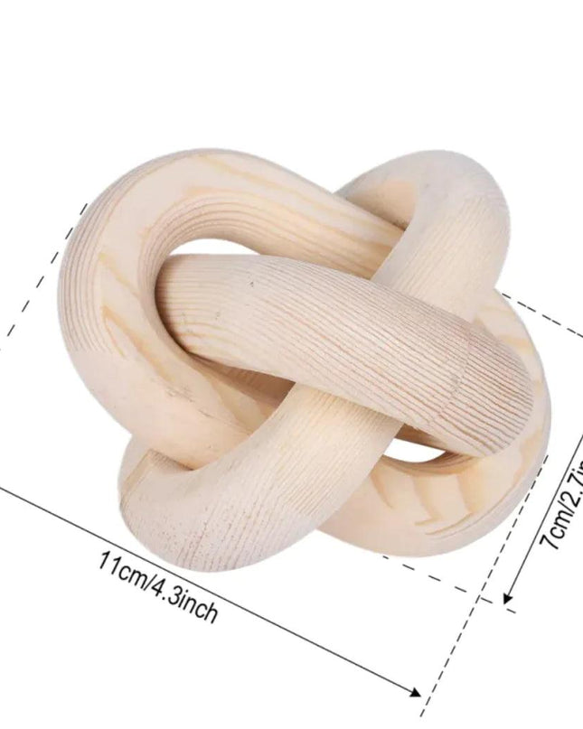 Knotted Wooden Sculpture