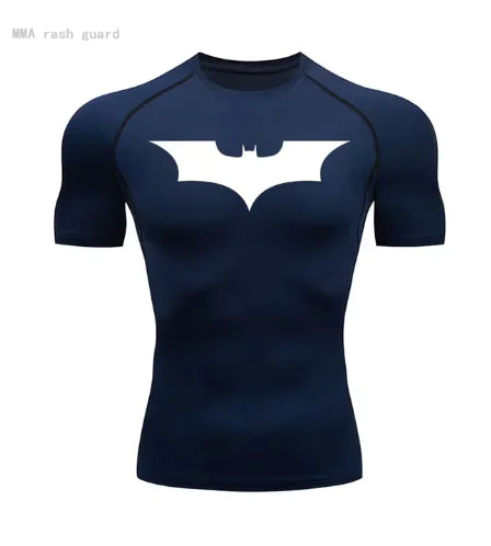 Long Sleeve Compression Batman T-Shirt