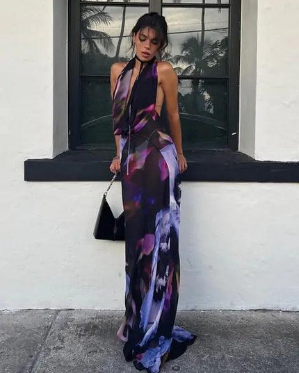 Backless Sexy Maxi Dress
