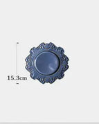 Baroque plate white 10 inches