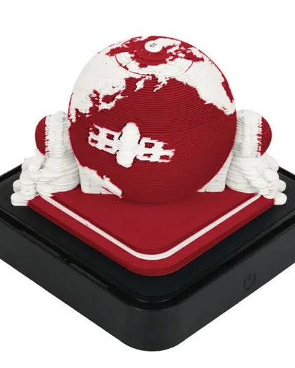 3D Earth Astronaut Calendar Memo Pad with LED Light