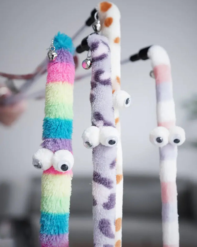 Toy Feather Cat Teaser Wand