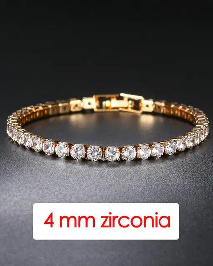 Iced Out Crystal Tennis Bracelet