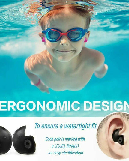 5/10 Pairs Soft Silicone Ear Plugs For Swimming Sleeping Anti Snore Reusable USA
