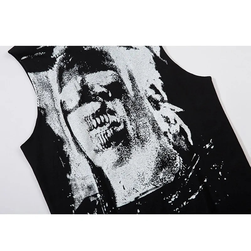 Horror Portrait Tank Top