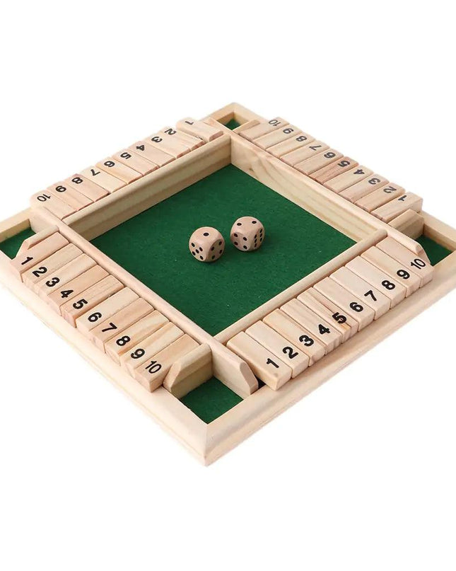 Wooden Flaps Dice Set