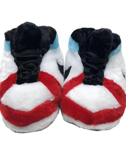 Blue Red AJ 1 Novelty Sneaker Slippers