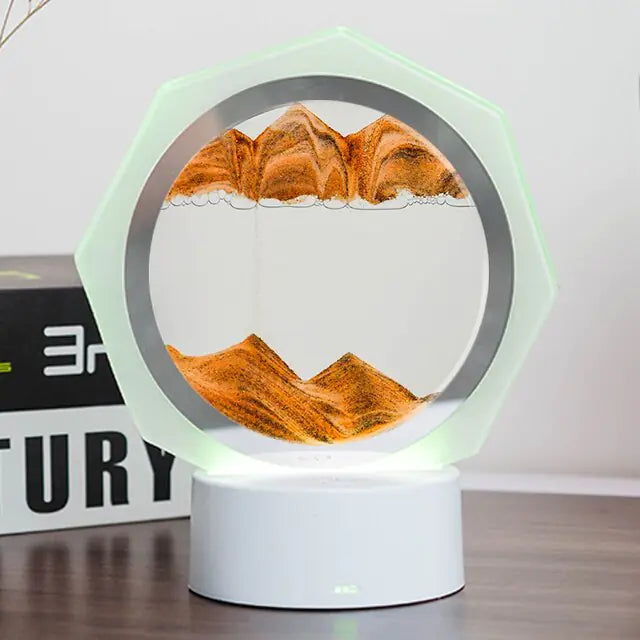 Creative Quicksand Night Light Lamp