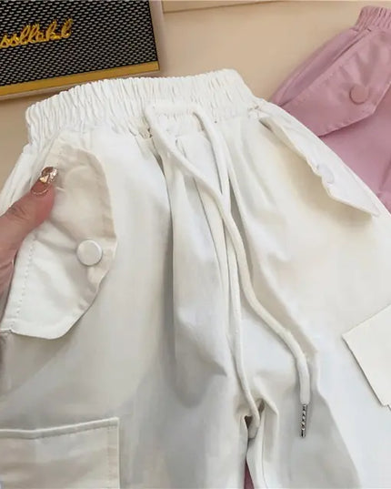 Cotton Cargo Pants for Infants and Toddlers (All Seasons)