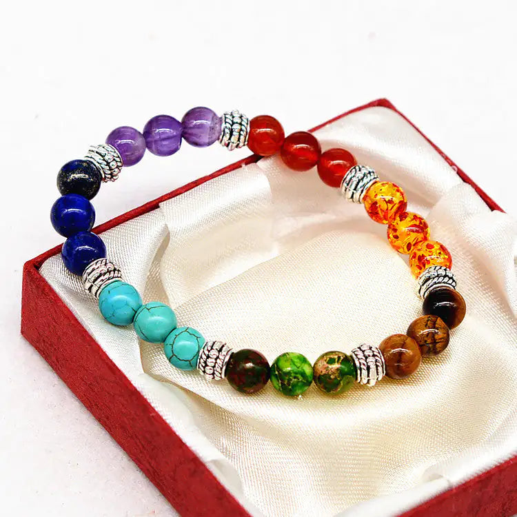 Natural Crystal Healing Anxiety Bracelet