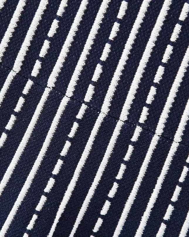 Striped Knit Mini Dress