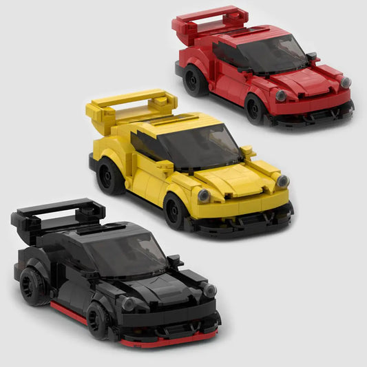 MOC Supercar  Champion Racing Building Blocks Urban Creative 911RWB