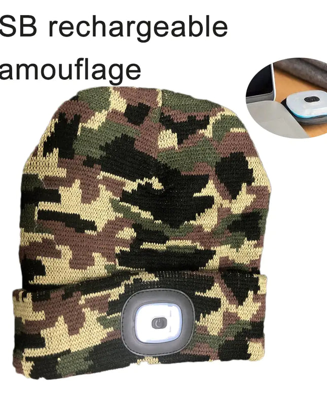 LED Lighted Beanie Cap